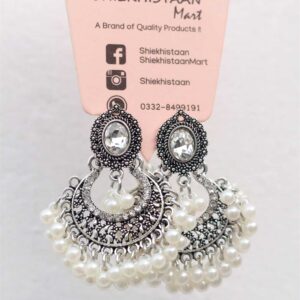 Party Wear Earrings With Pearls