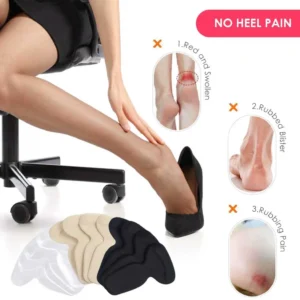 T Shape High Heel Insoles Foot Pad Adjustable Antiwear Feet Inserts Heel Protector Sticker Insoles Foot Heel Protector Cushion Pads For?Women