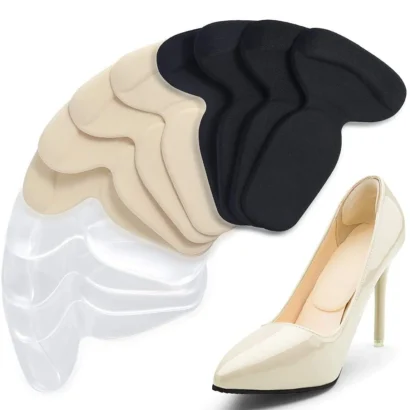 T Shape High Heel Insoles Foot Pad Adjustable Antiwear Feet Inserts Heel Protector Sticker Insoles Foot Heel Protector Cushion Pads For?Women
