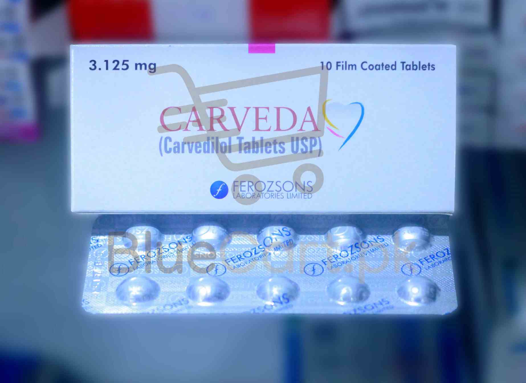 Carveda-3.125mg-Tab.jpg Carveda Tablet 3.125mg