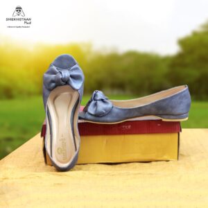 Ladies Flat Heel With Tie