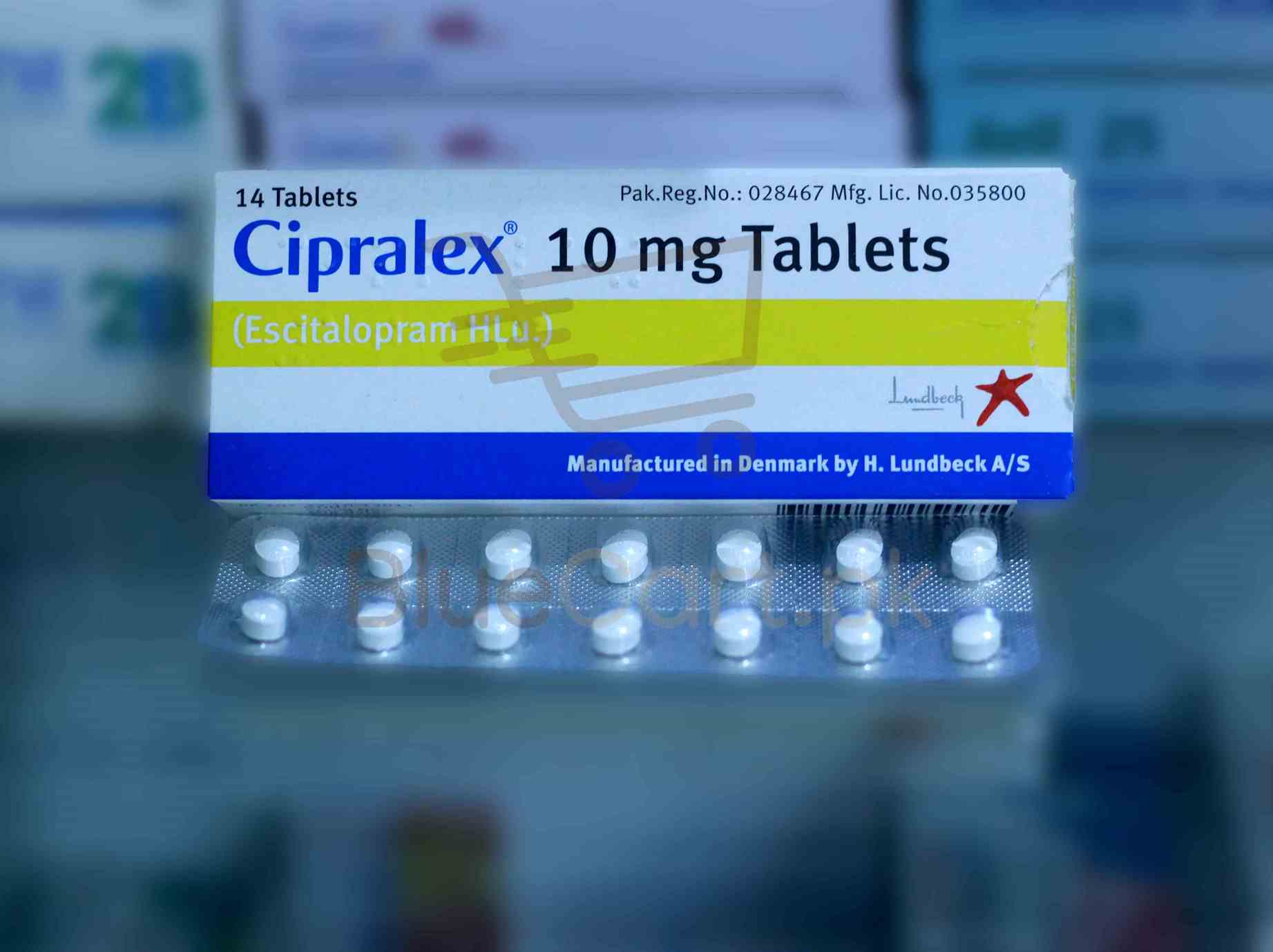 Cipralex-10mg-Tab.jpg Cipralex Tablet 10mg