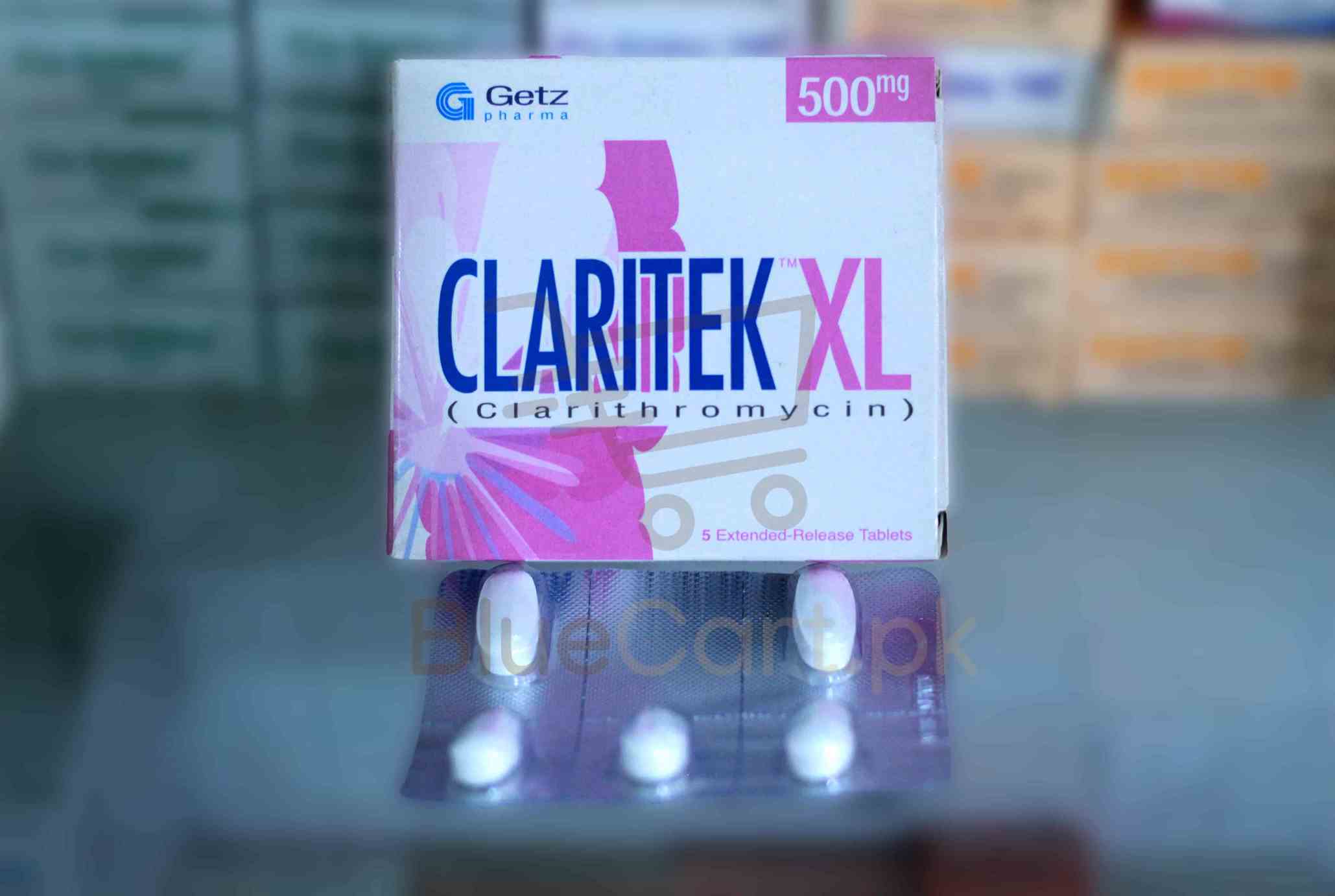 Claritek-XL-500mg-Tab.jpg Claritek XL Tablet 500mg