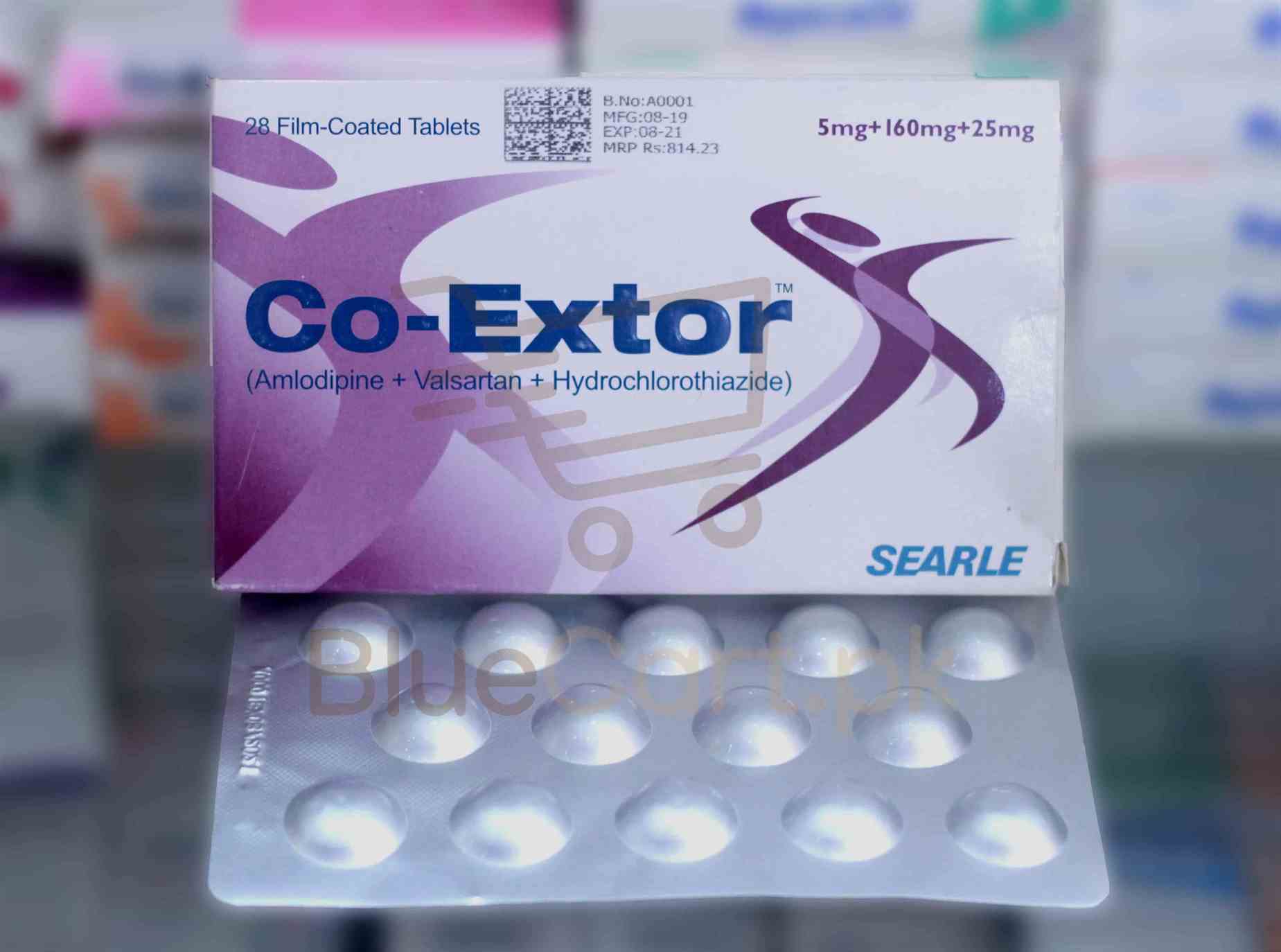 Co-Extor-5-160-25mg-Tab.jpg Co Extor Tablet 5-160-25mg