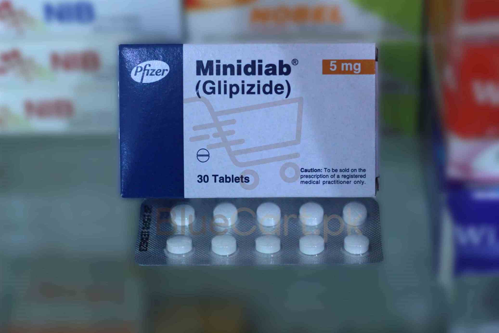 Minidiab-5mg-Tab.jpg Minidiab Tablet 5mg