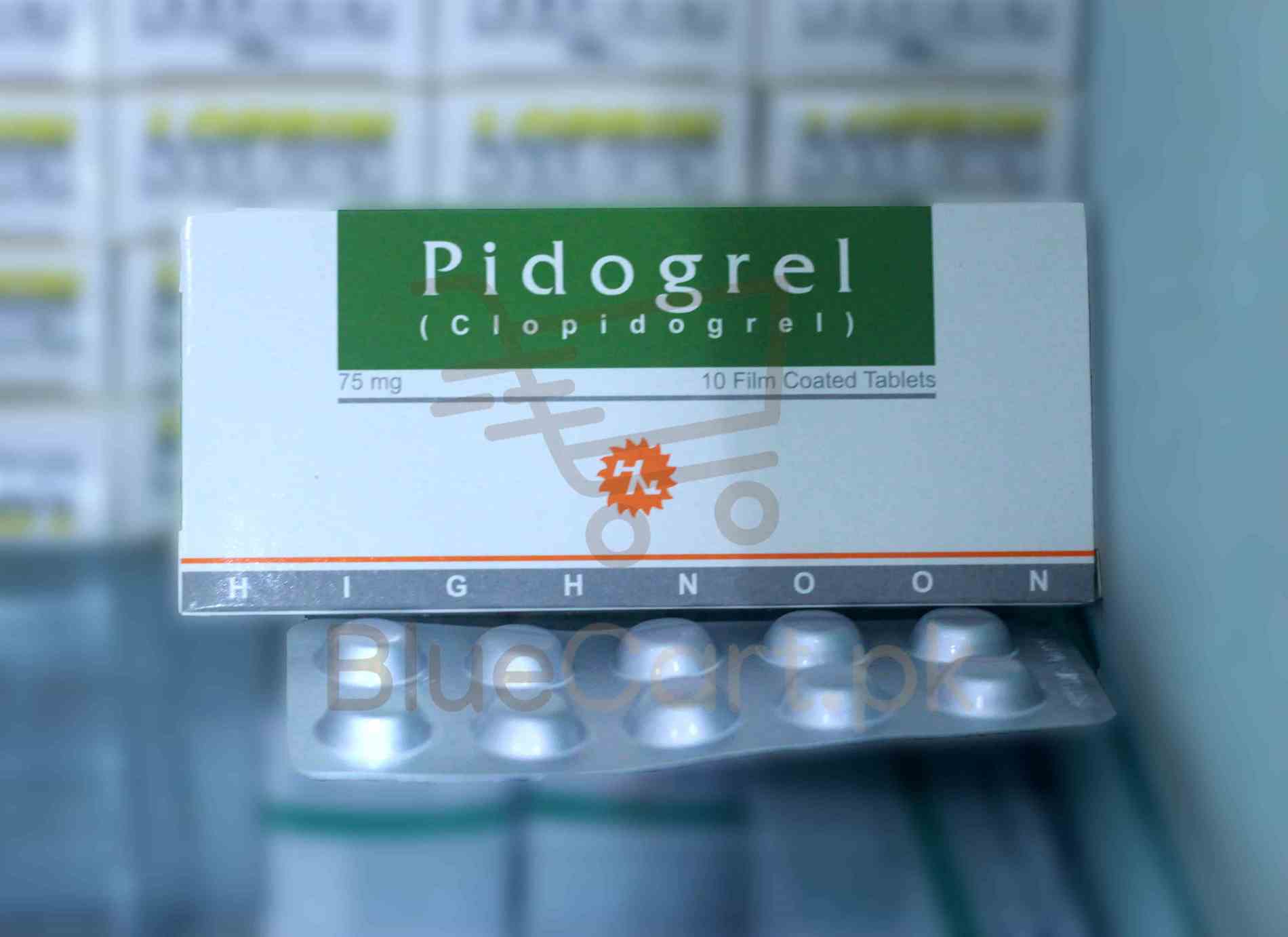 Pidogrel-75mg-Tab.jpg Pidogrel Tablet 75mg