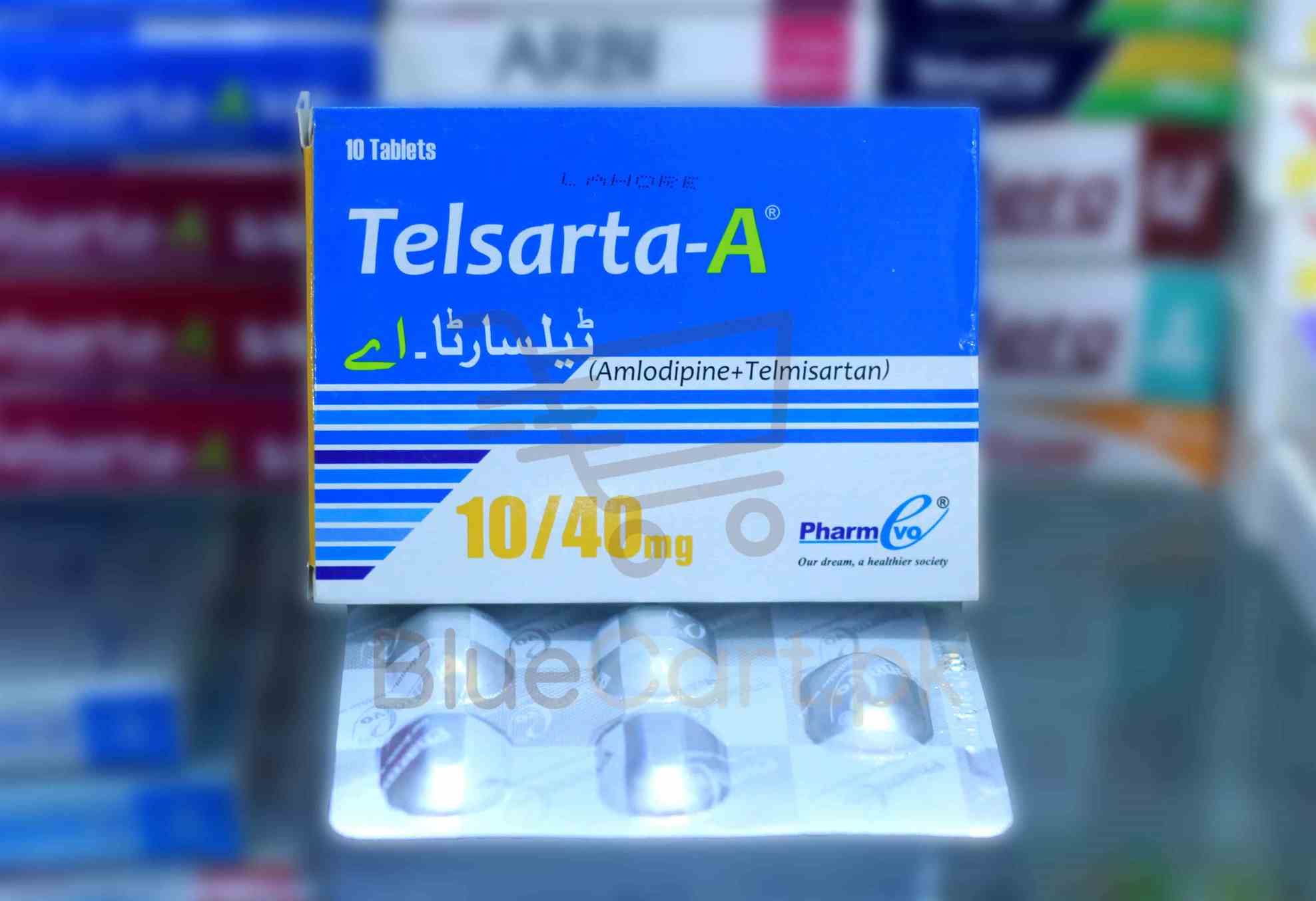 Telsarta-A-10-40mg-Tab.jpg Telsarta A Tablet 10-40mg