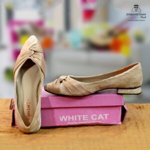 Ladies Heel Shoes With Silk Tie