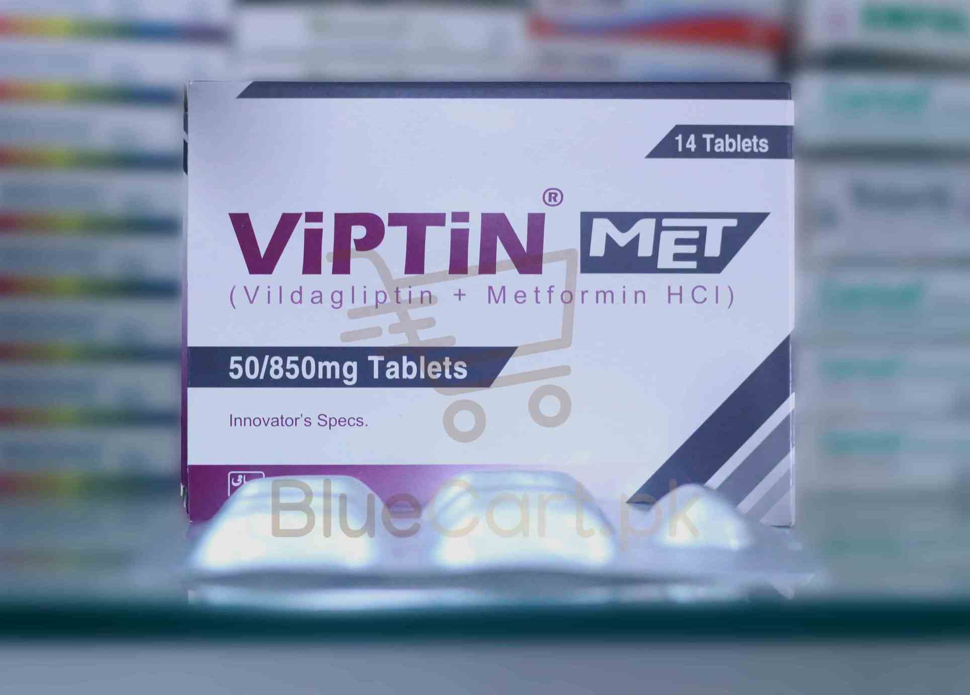 Viptin-Met-50-850mg-Tab.jpg Viptin Met Tablet 50-850mg
