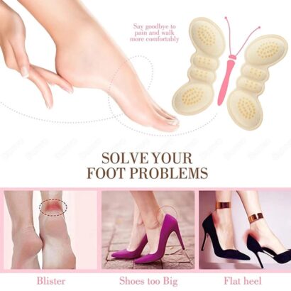 High Heel Liner Grip Cushion Protector Adjustable Foot Shoes Butterfly High Heels Insole Pad?For Women