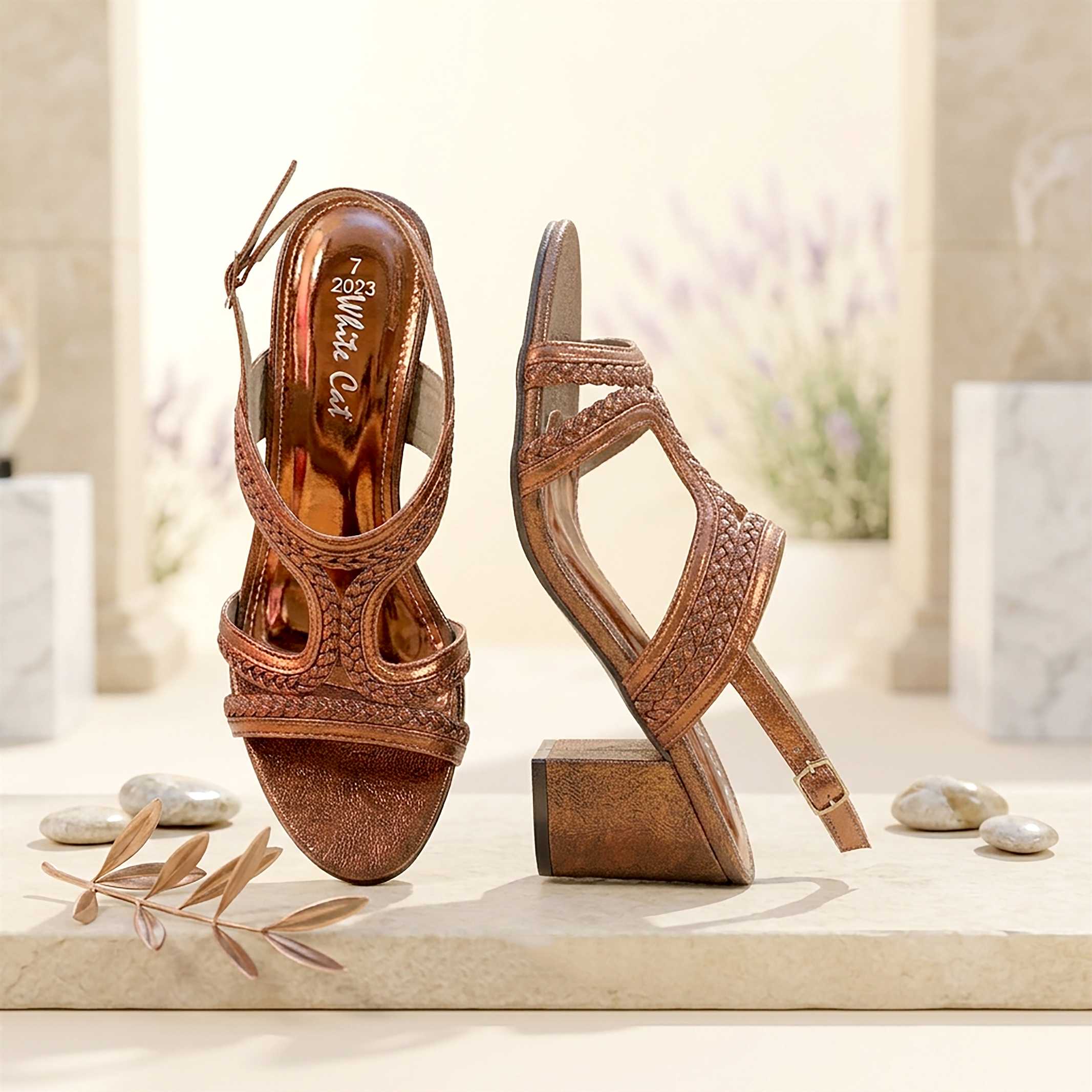 image_3330f3c9 Ladies Stylish Heel Sandal In Chocolate Color