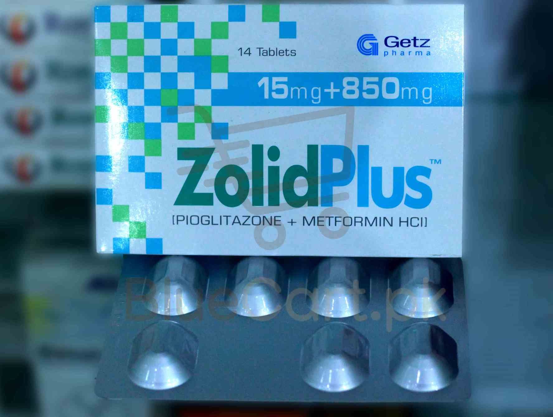 Zolid Plus Tablet 15-850mg